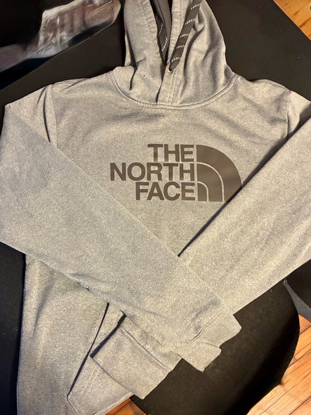 The North Face Gray Logo Pullover Hoodie